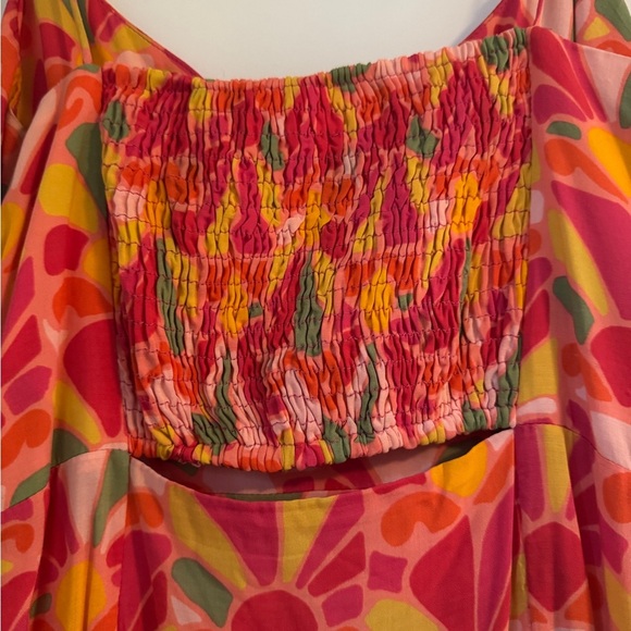 Zara Floral Midi Dress - Picture 4 of 4